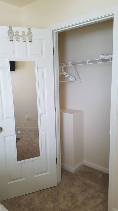 Closet and Full Mirror