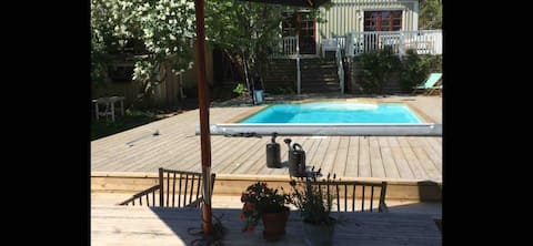 Varberg, villa with pool and guesthouse, sleeps 10