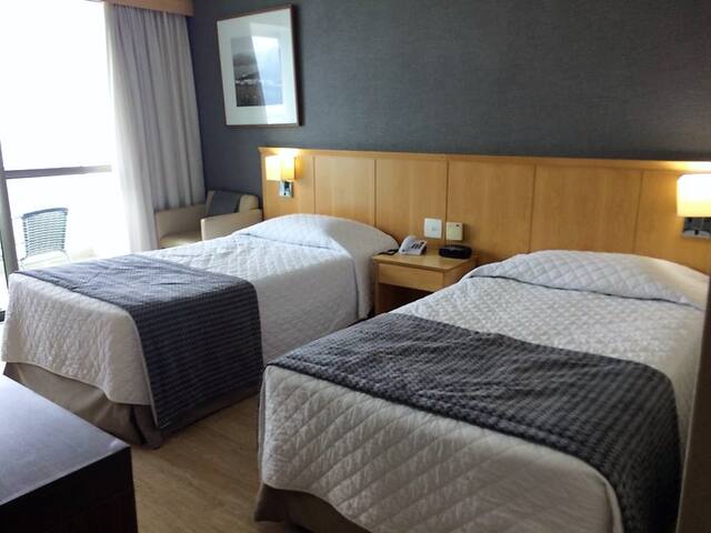 Mediterraneo flat 8.2 - perto da praia e shoppings