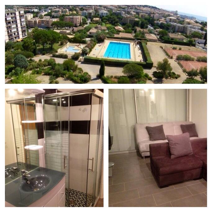 Vu d'ensemble de la résidence et de l'appartement