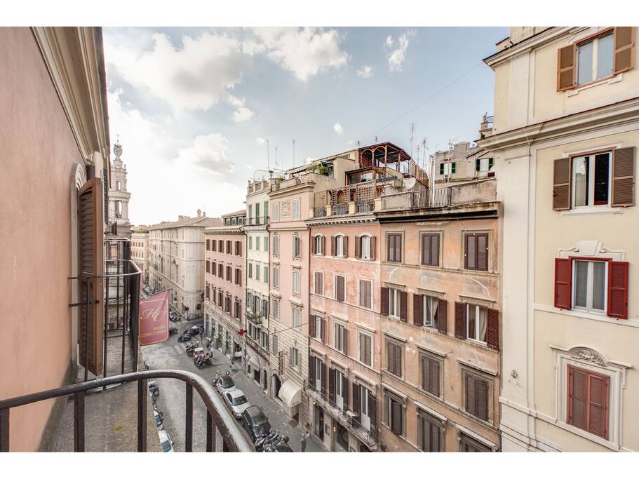 View from the balcony