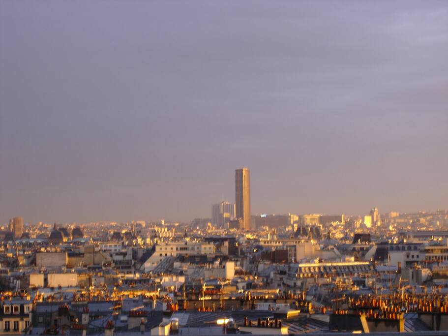 from the balcony