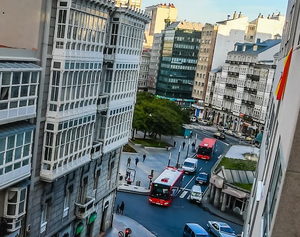 Rubine, downtown A Coruna. 60 m2