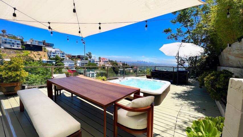 Hollywood Hills Zen Oasis w/Views+Hot Tub+Sauna