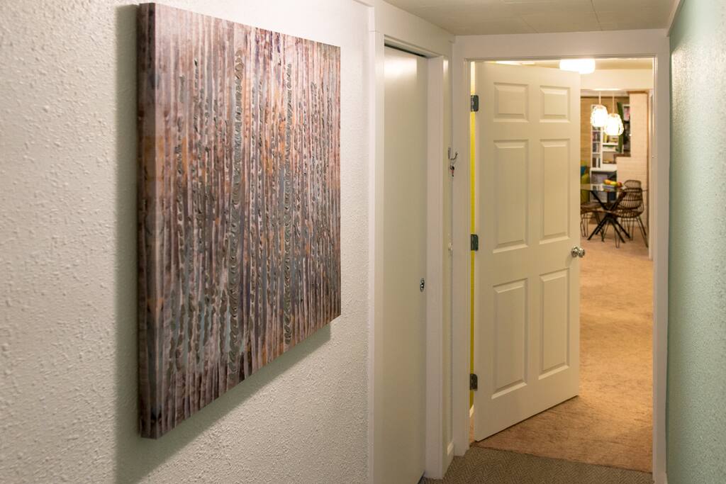 Entry hall (shared laundry on left)