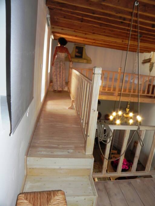 The way to the bedroom