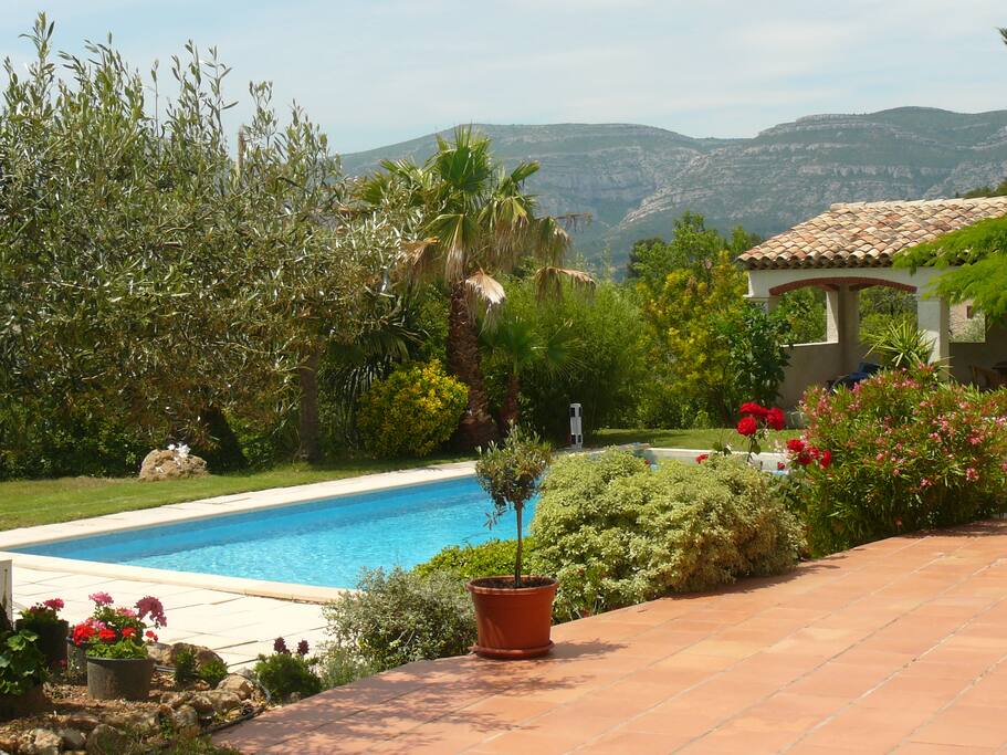 Depuis la terrasse