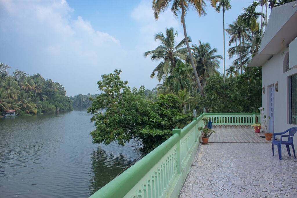 View of the veranda and bedroom
