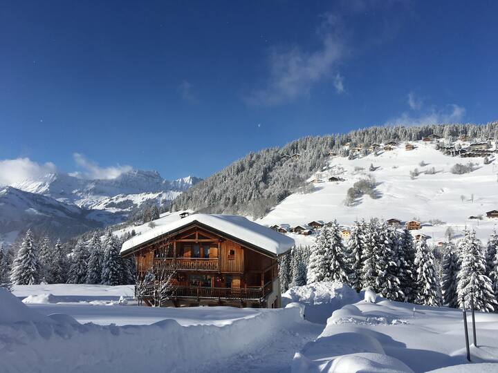 Superbe Chalet 4ch, Vue Imprenable, 350m Télésiège - Crest-Voland