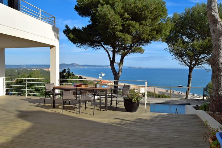Vue Mer Infinite, Piscine Et Climatisation. - Sa Riera