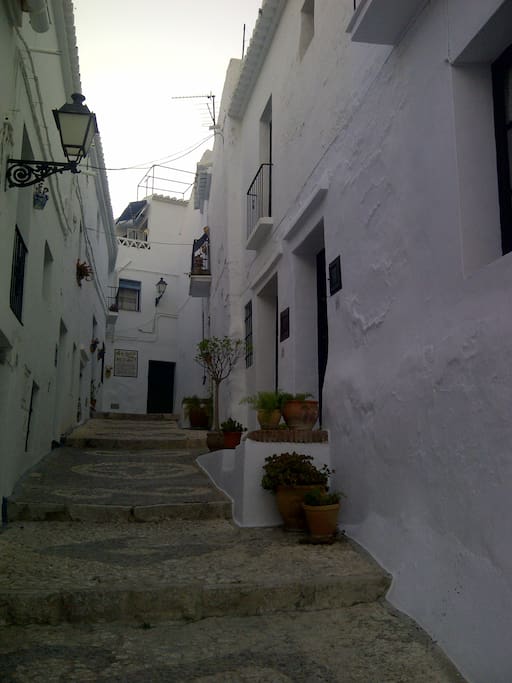 Rue menant à la maison