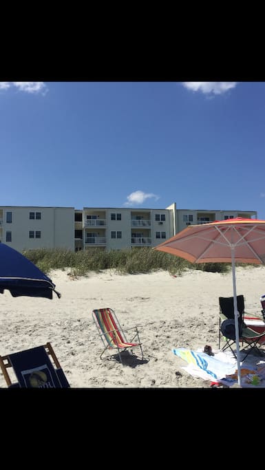 Your seaside escape. The home is directly facing the beach.