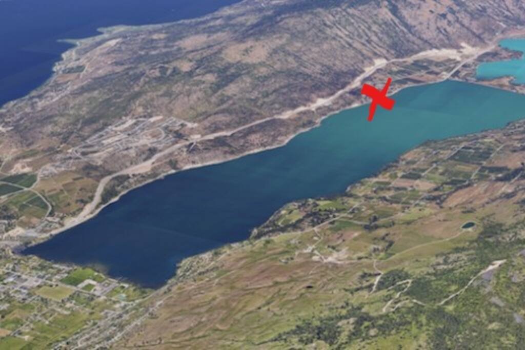Lake Country Aerial Eagles Landing vacation stay across of Wood Lake