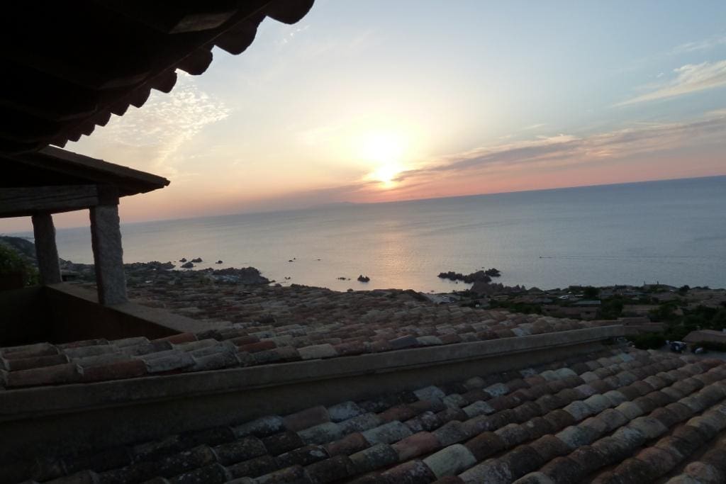 Sunset from the terrace