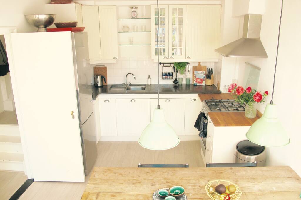 The kitchen with appliances (ground floor)