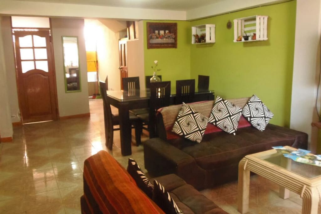 Living Room and Dining Room