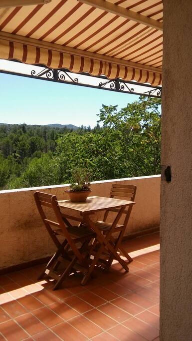 Les repas que vous prendrez sur la terrasse plein sud seront inoubliables !