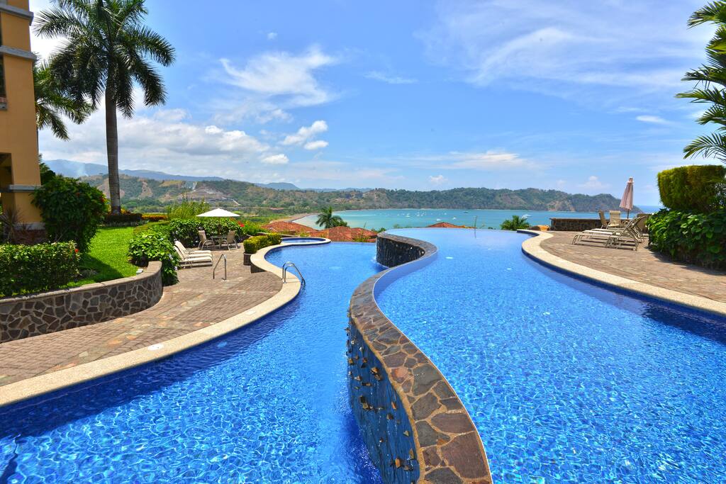 Pool area at Altamira