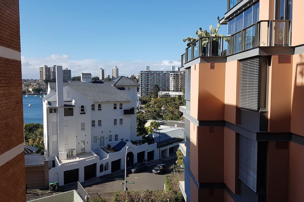 Open district views looking eastward.