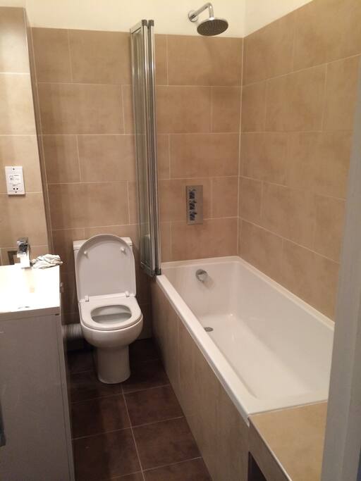 Bathroom, with rain forest shower