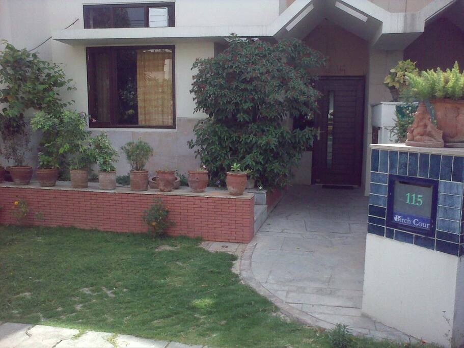 Front Garden and parking area