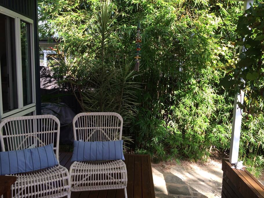 Lovely relaxation space on the deck