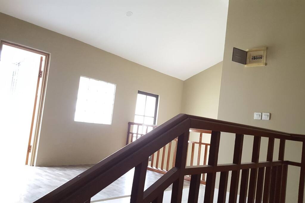 3rd floor living room connected to washing area