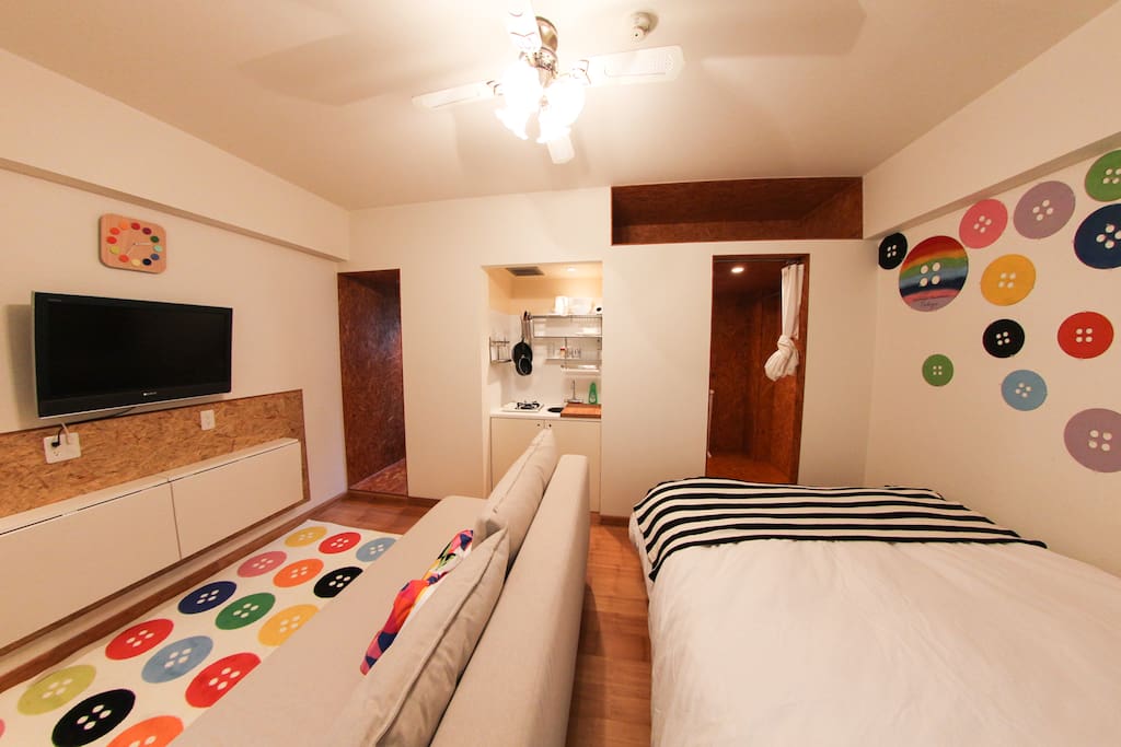 Renovated In 2016, full of cute colors.