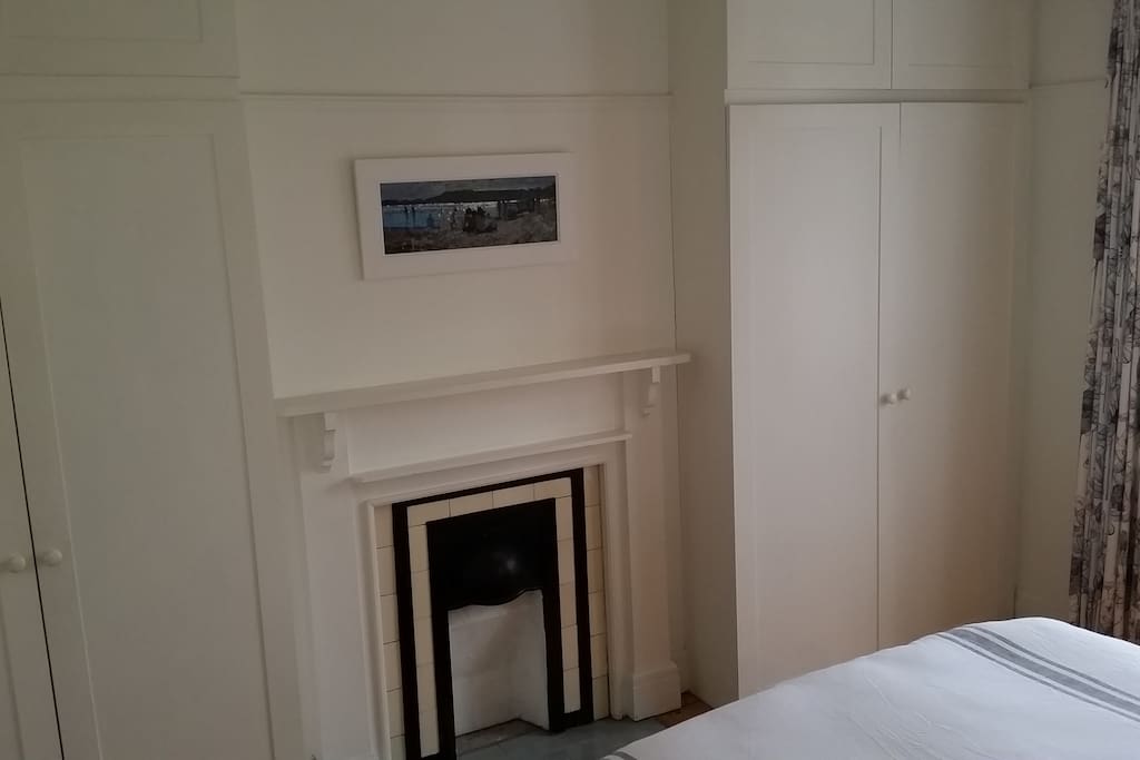 Fireplace and Cupboard