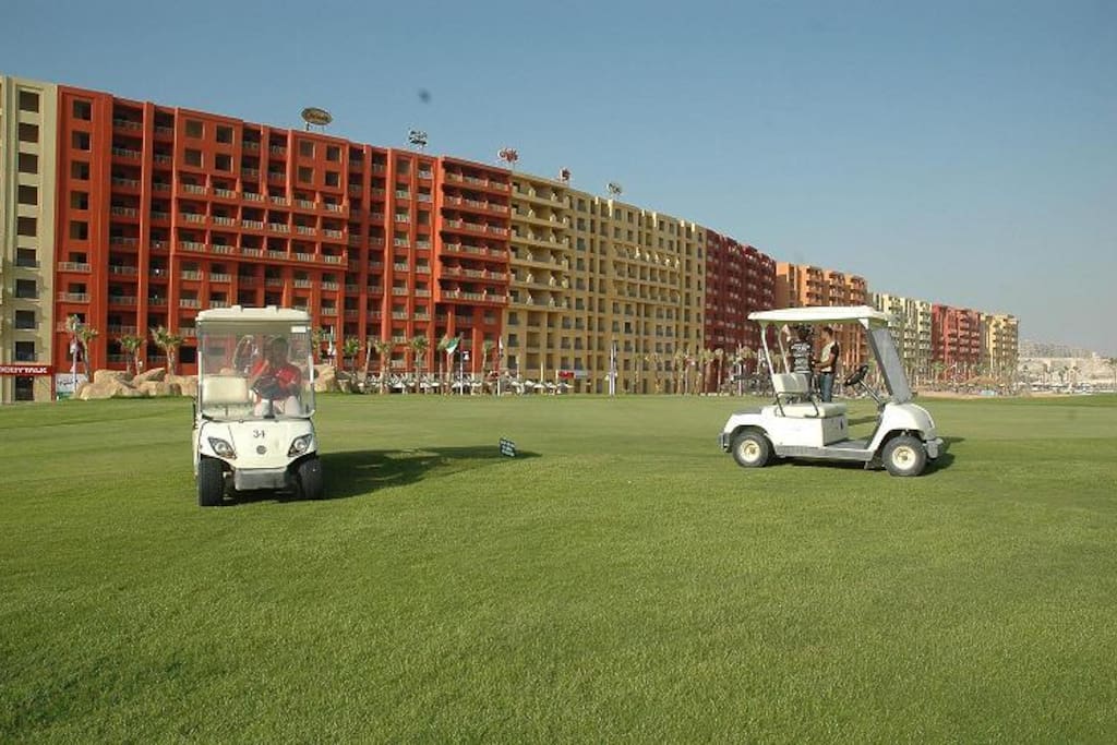 The golf course at Golf Porto Marina