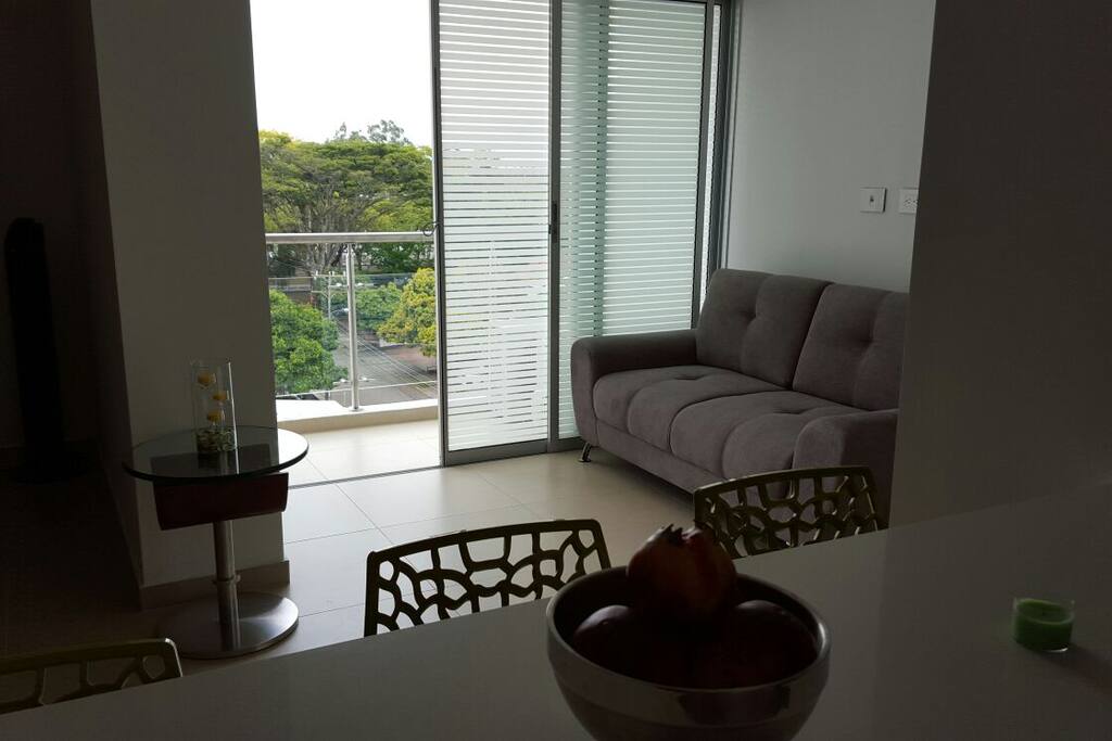 Balcón con hermosa vista
