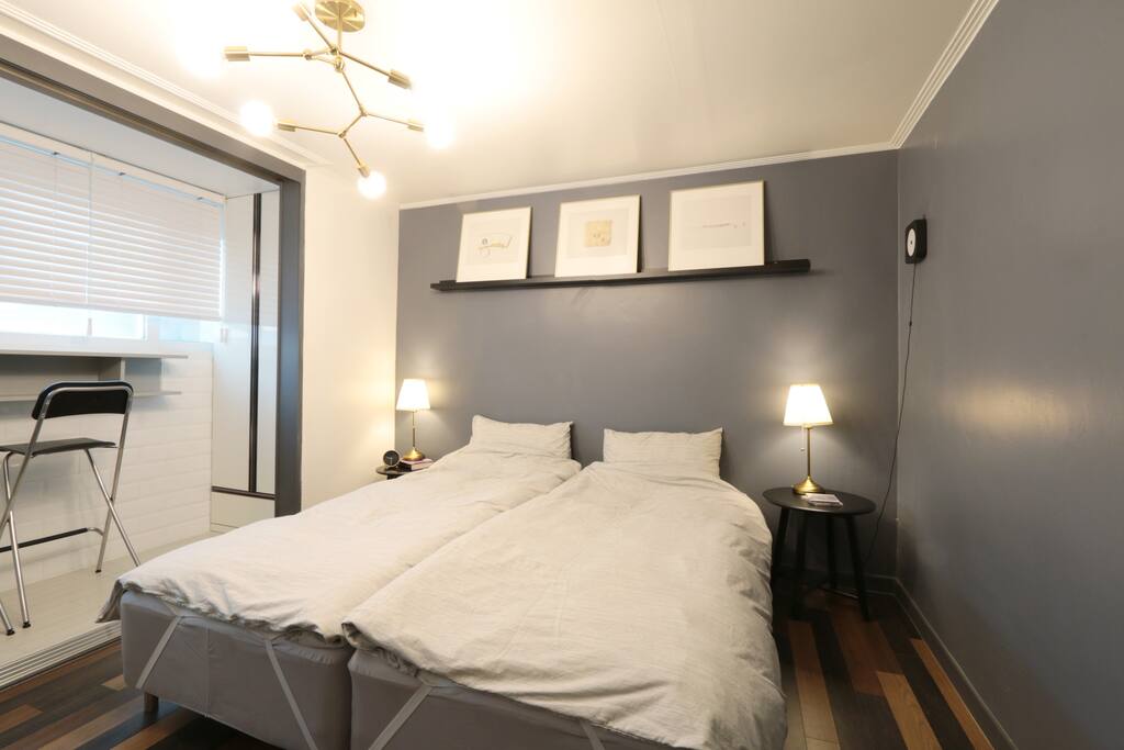 The main room.