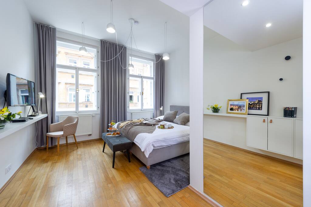 Deluxe spacious studio with king size bed