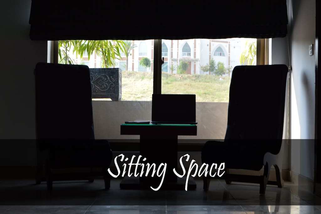 in room sitting space.
