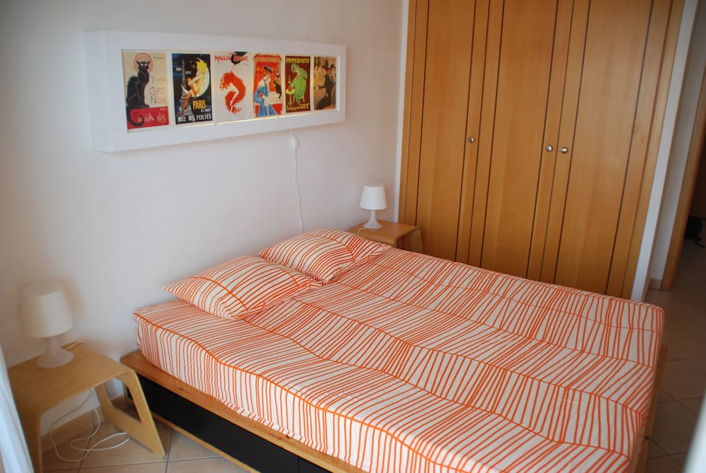 Bedroom with closet