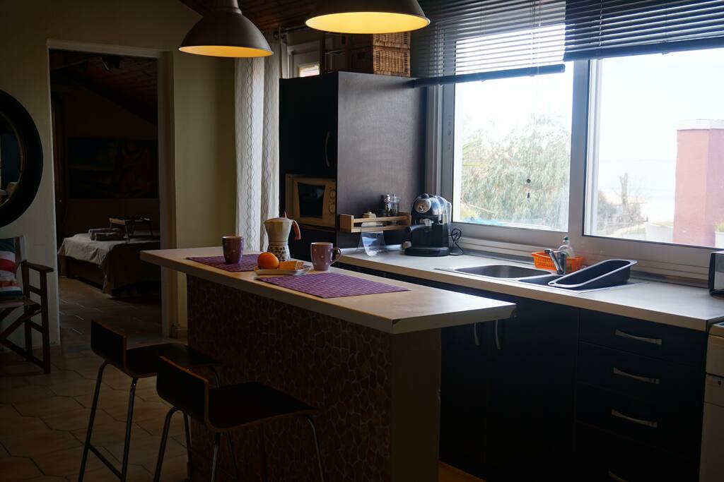 Acharavi Afrodite Loft Small kitchen