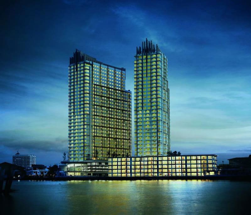 Riverfront condominium