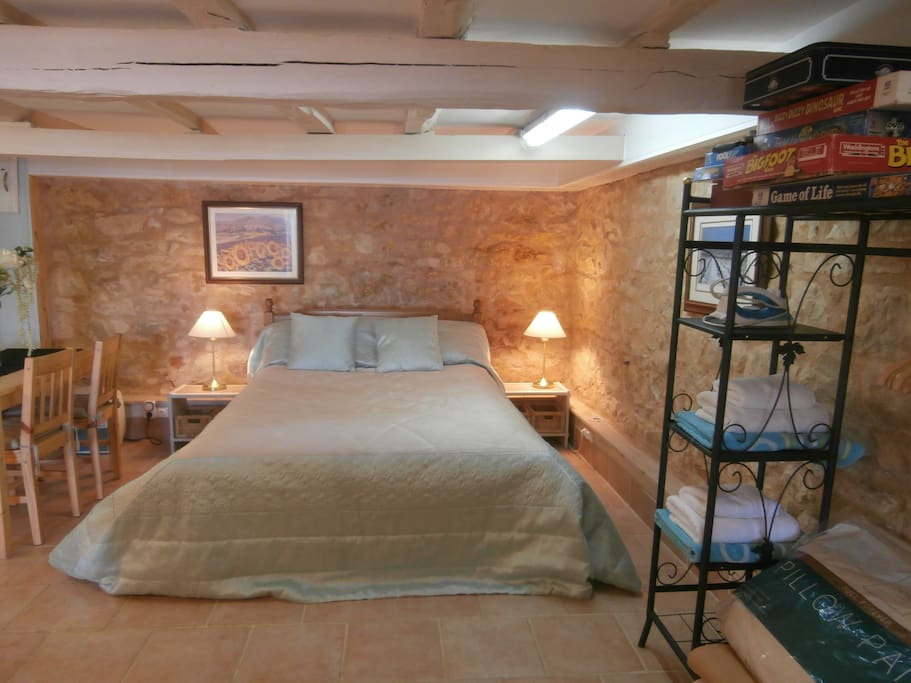 Studio sleeping area