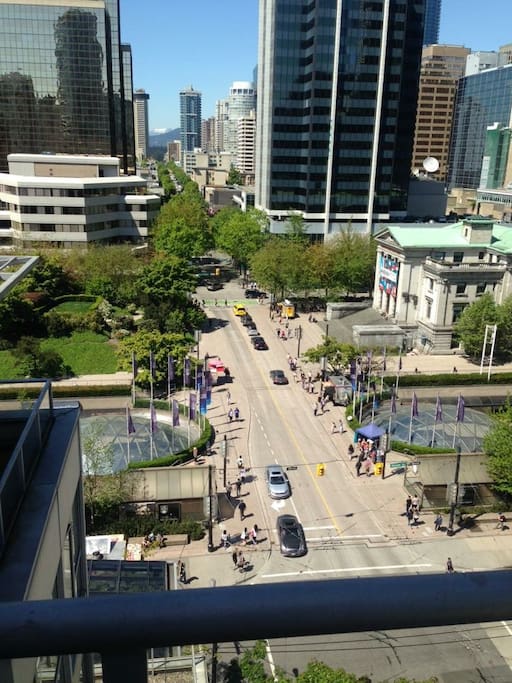 View of Robson street