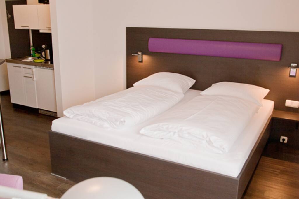 Appartementbeispiel - Bett