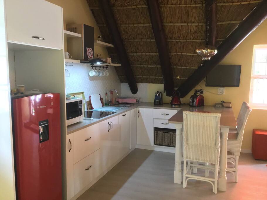 Kitchen and dining area