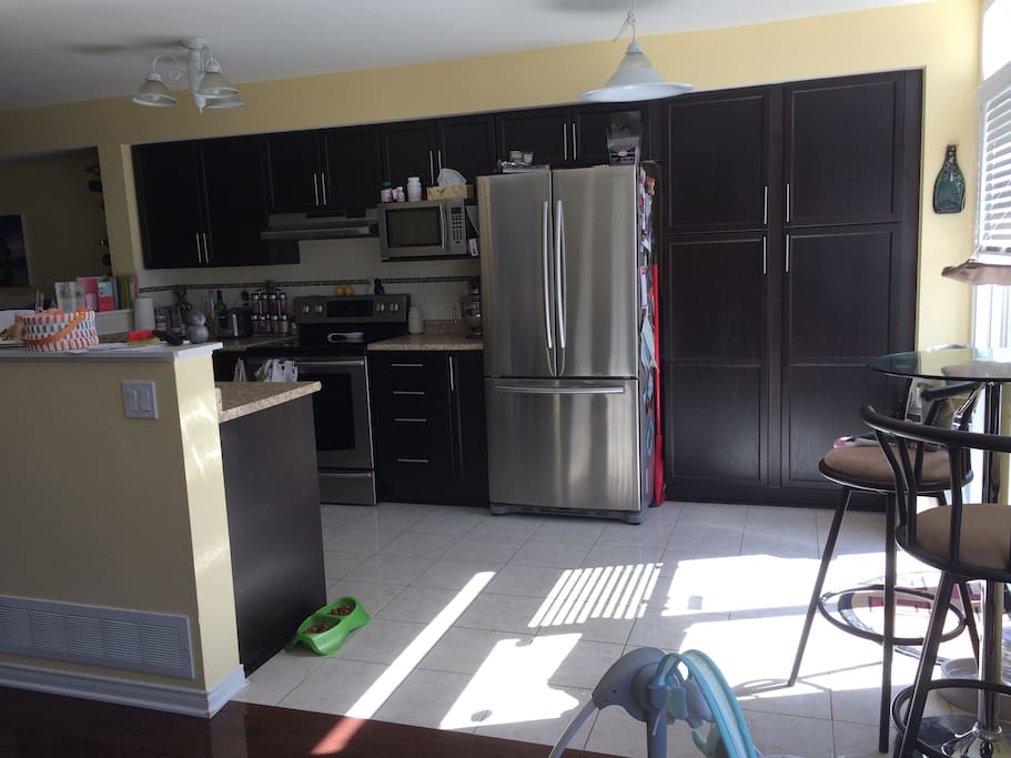 Open concept kitchen