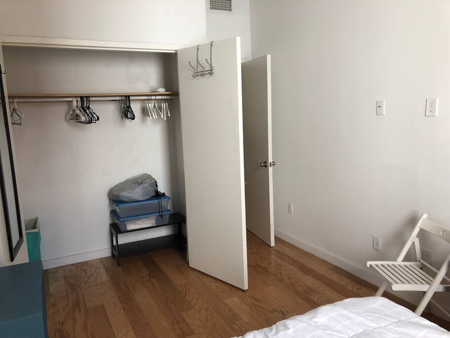 Alternate view of bedroom (closet)