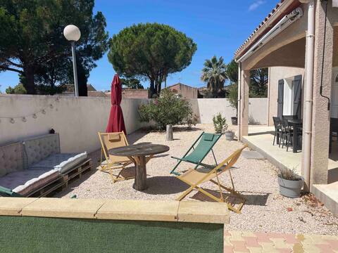 Beautiful house with pool not overlooked