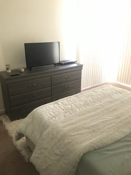 Master bedroom TV with fire stick