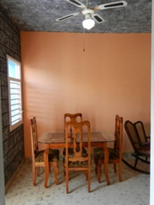 Living and dining room