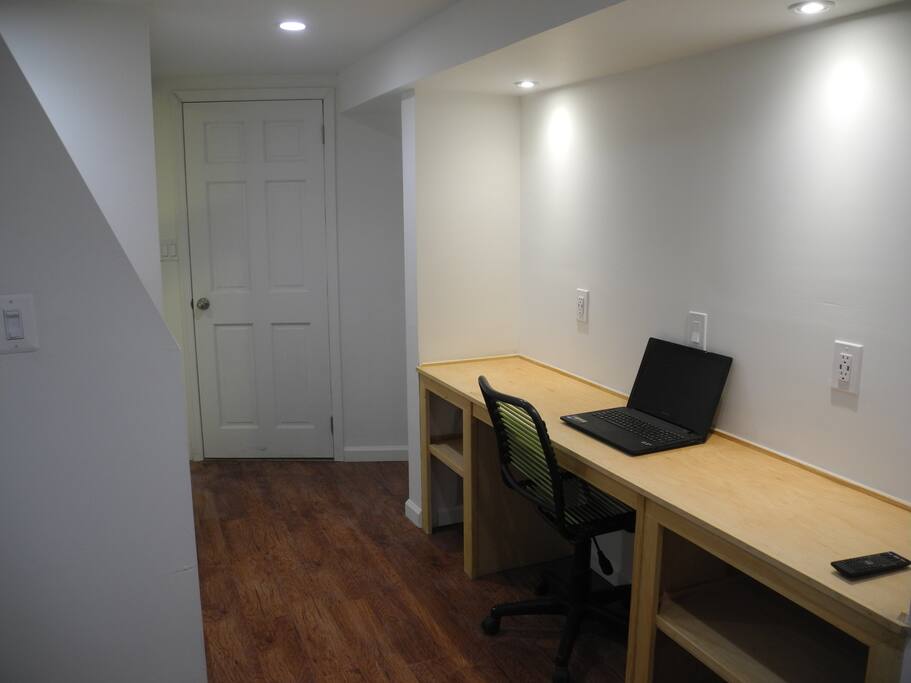 Desk area