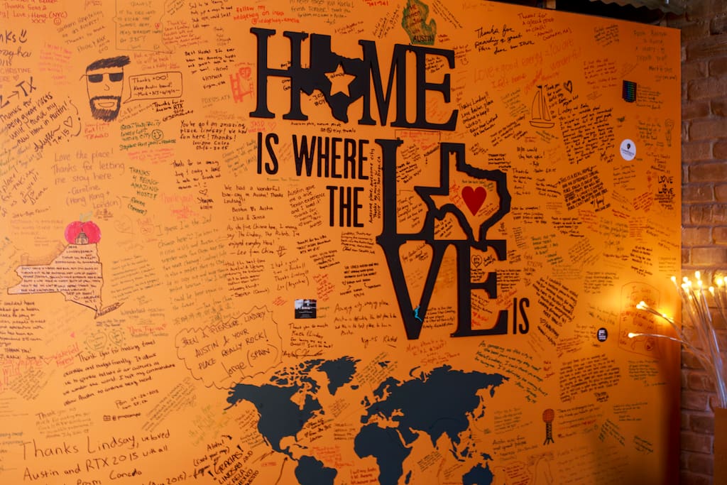 Our favorite reviews are the ones written on our walls - literally!