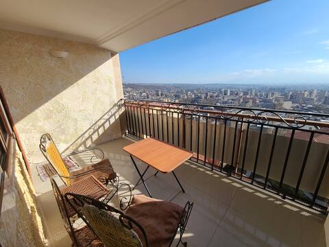Apartment on Cascade with balcony & Ararat view