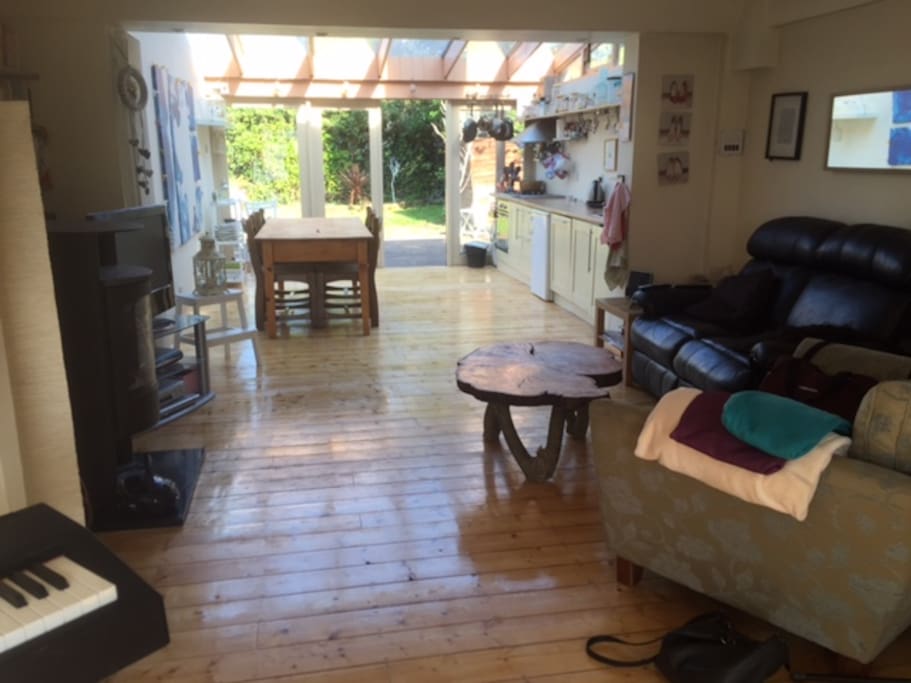 Open plan from entrance side